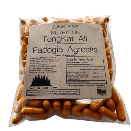 tongkat and fadogia together 200: and 50:1 capsules