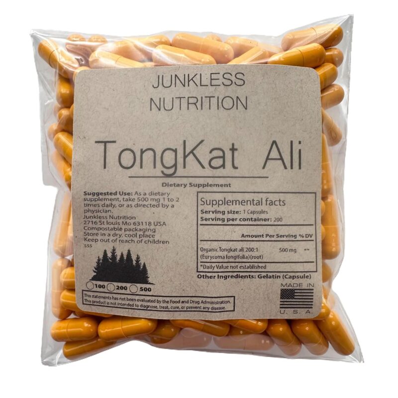 200:1 500mg Tongkat ali supplement a testosterone booster