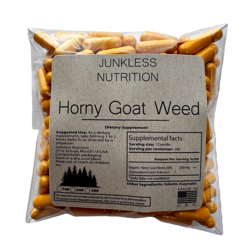 horny goat weed supplement 500mg 10%