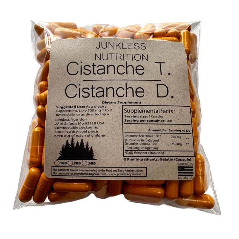 cistanche d and t 500 mg 100:1 supplement