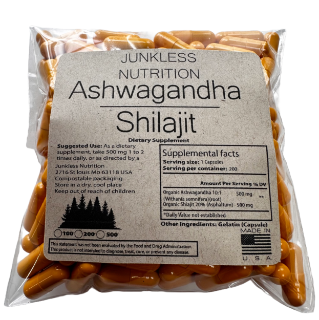 ashwagandha and shilajit mixed in 1 supplements