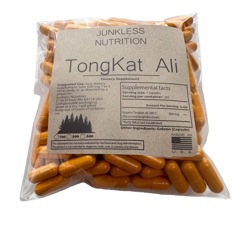 Pure Tonkat ali in a package by junkless nutrition