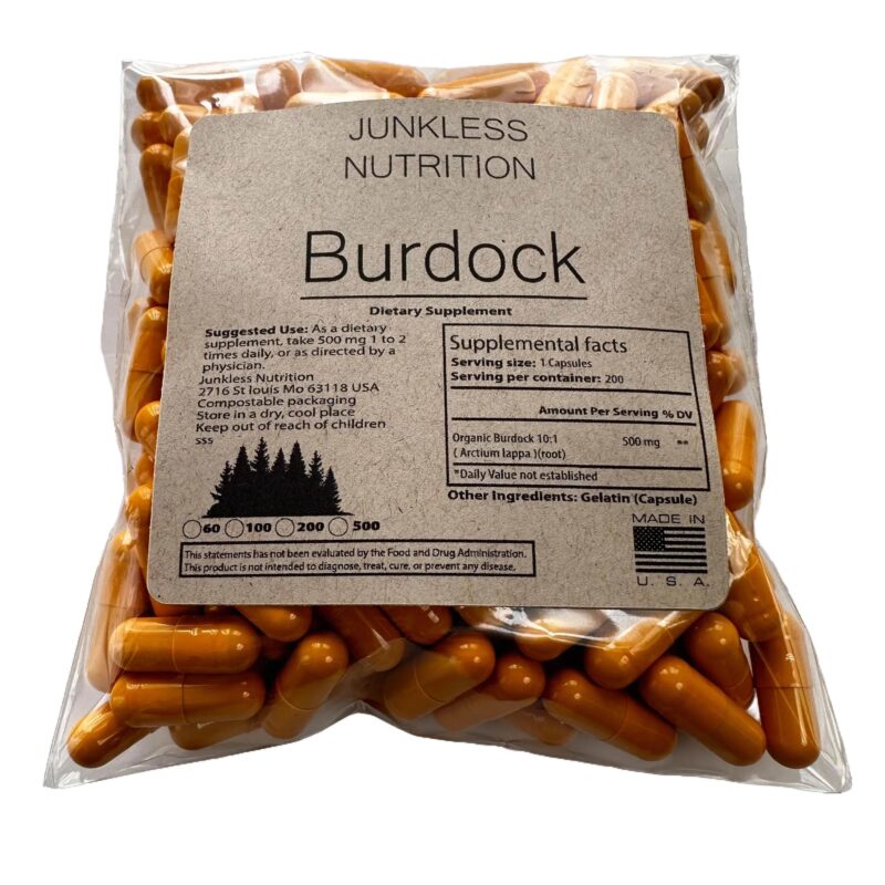 10:1 burdock root supplement