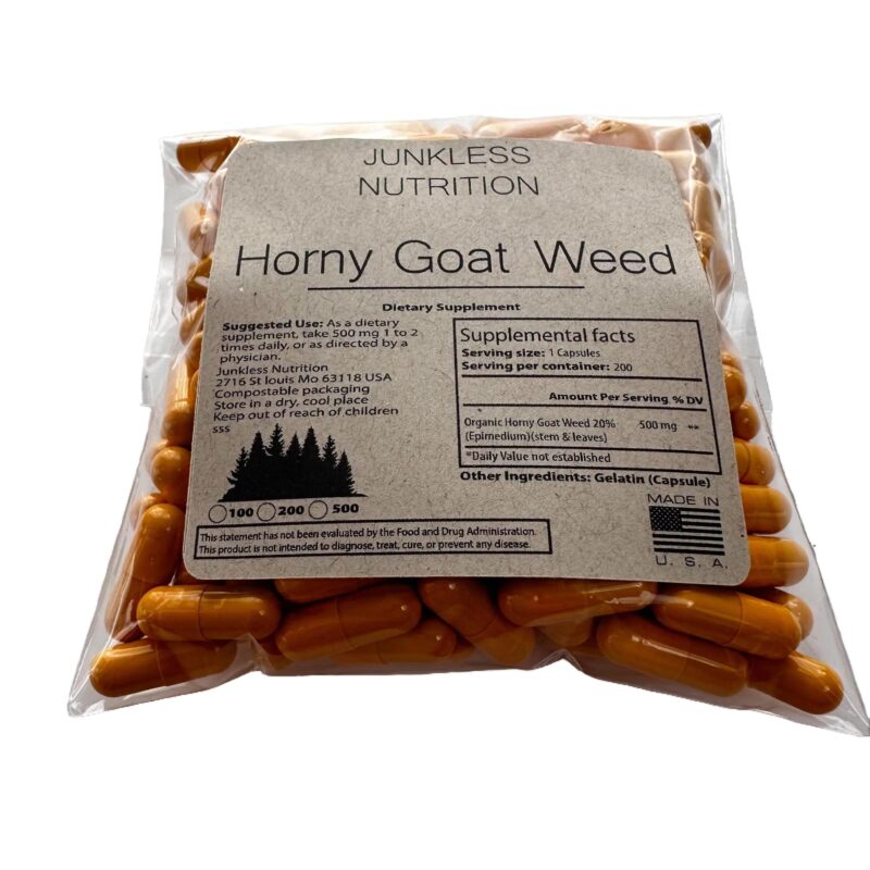 10% horney goat week 500mg 500 capsules