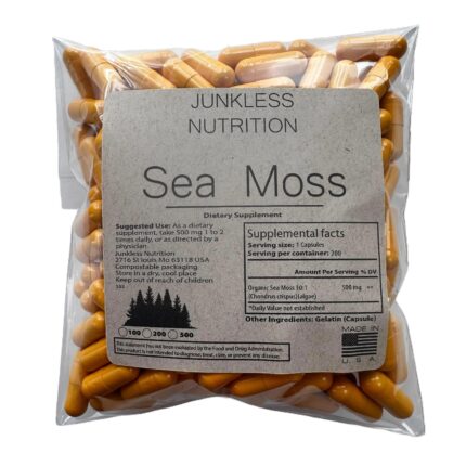 500mg sea moss extract in a 500 pack