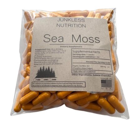 pure sea moss extract in a capsule