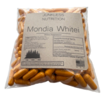 500mg Mondia whitei capsules - in a clear pouch