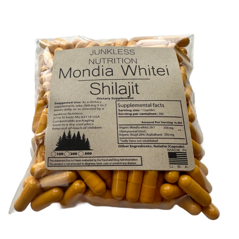 Shilajit and Mondia whitei Supplement