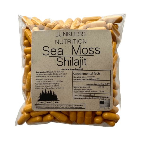 20% Shilajit and 10:1 Sea Moss Together