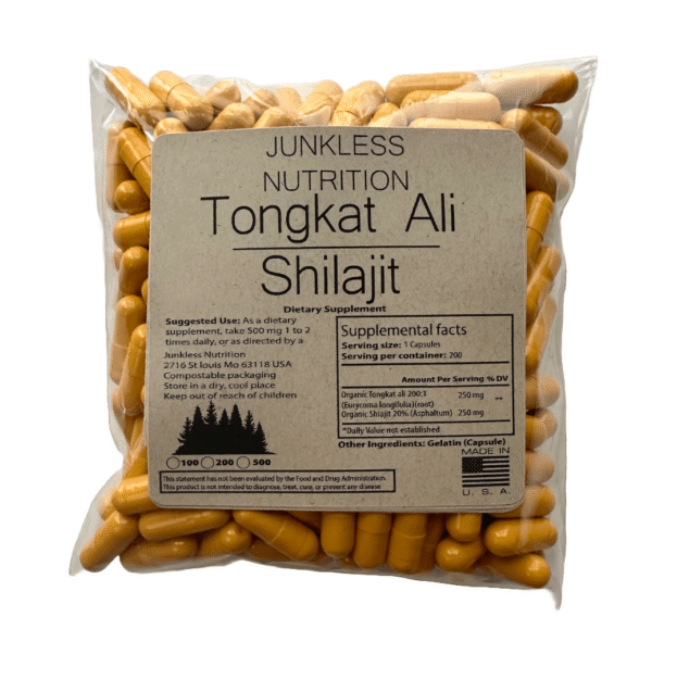 20% Shilajit and 200:1 Tongkat Ali Together