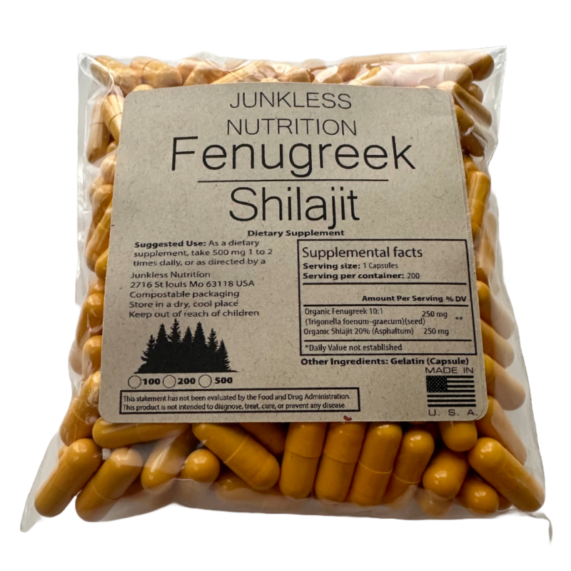 Shilajit and Fenugreek Supplement