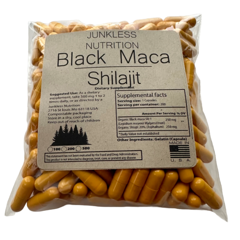 Shilajit and Black Maca Supplement