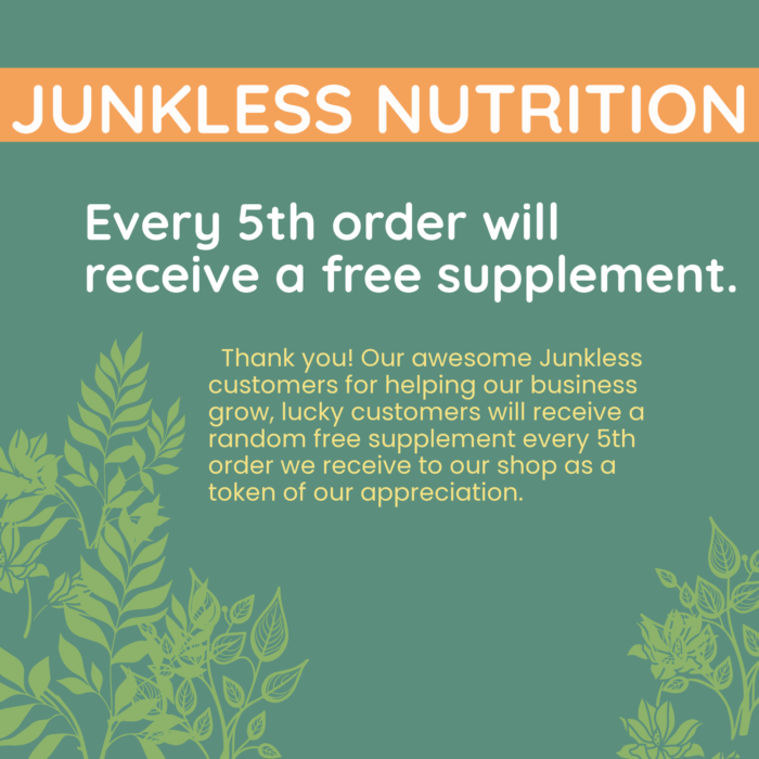 Promotion for all customers to receive a free supplement every 5th order we receive.