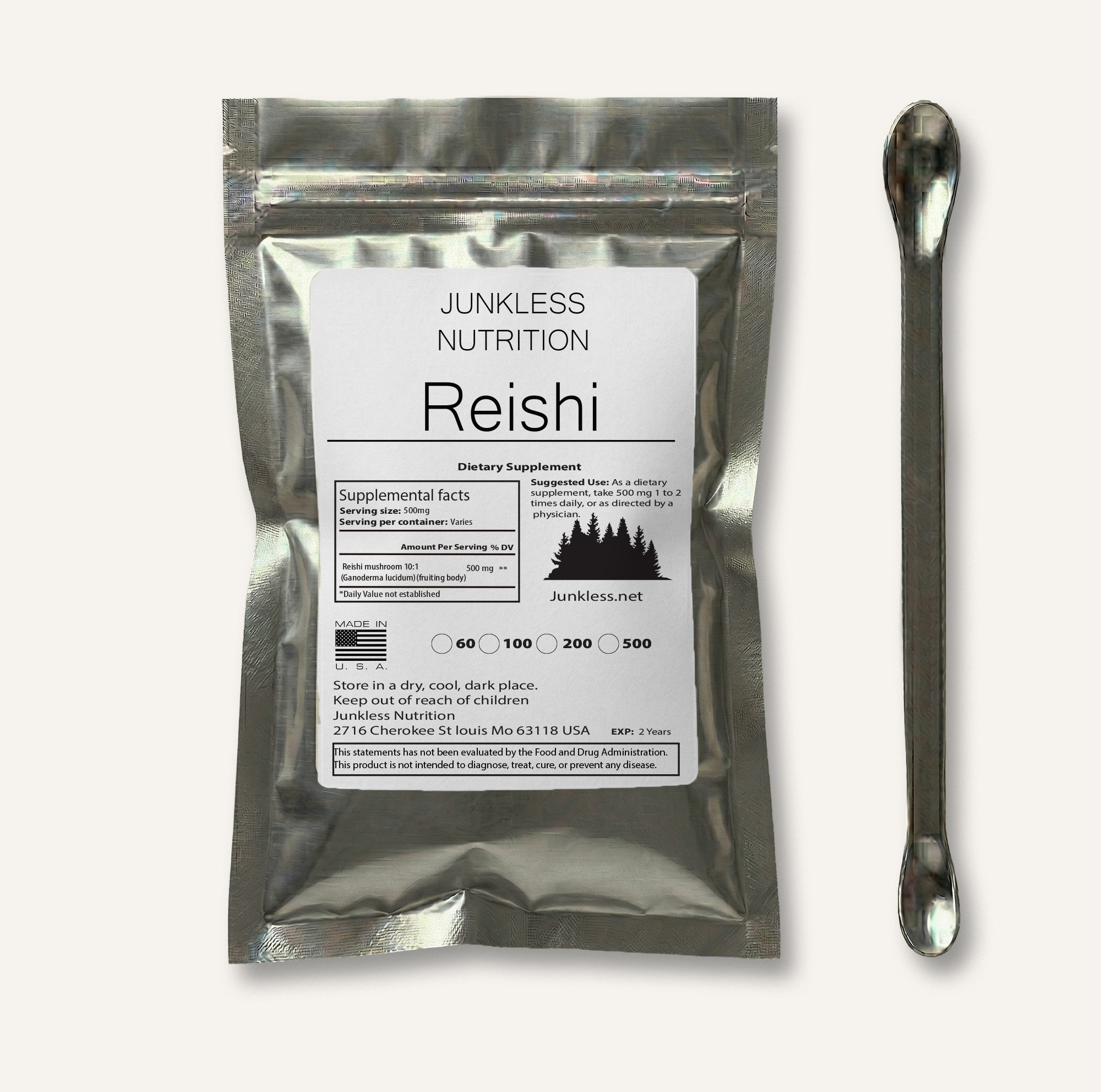 Pure Reishi Mushroom Powder Pure Reishi Mushroom Powder