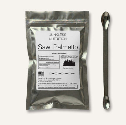 Pure Saw Palmetto Powder with Measuring Spoon